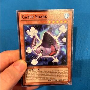 Yugioh Card Gazer Shark Water Type Monster 1st Edition 1996 NWOTS